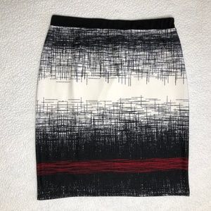 Sunny Leigh Graphic Pencil Skirt